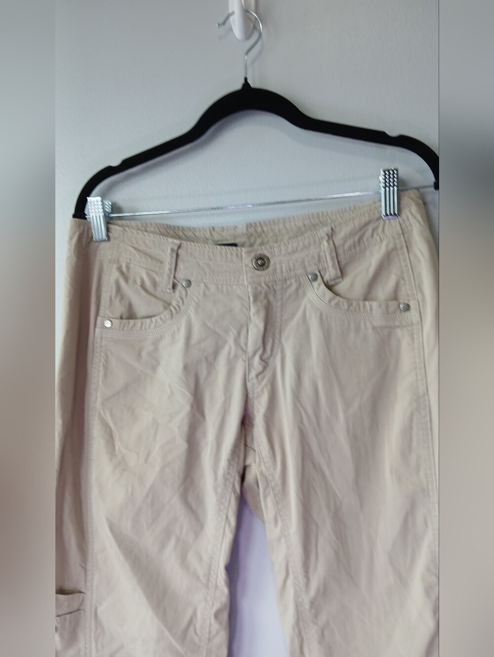 Kuhl Legendary Cargo Utility Hiking Pants Women's 6 Granola Girl Outdoor Camping - Picture 2 of 12